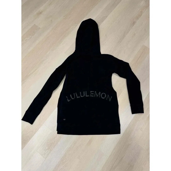 Lululemon Black Long Sleeve Hooded Cut Above Hoodie Size 4 - Picture 3 of 5